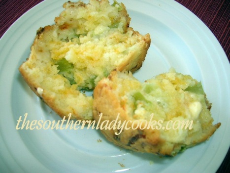 Green Tomato Muffins with Cheese 2 - Copy